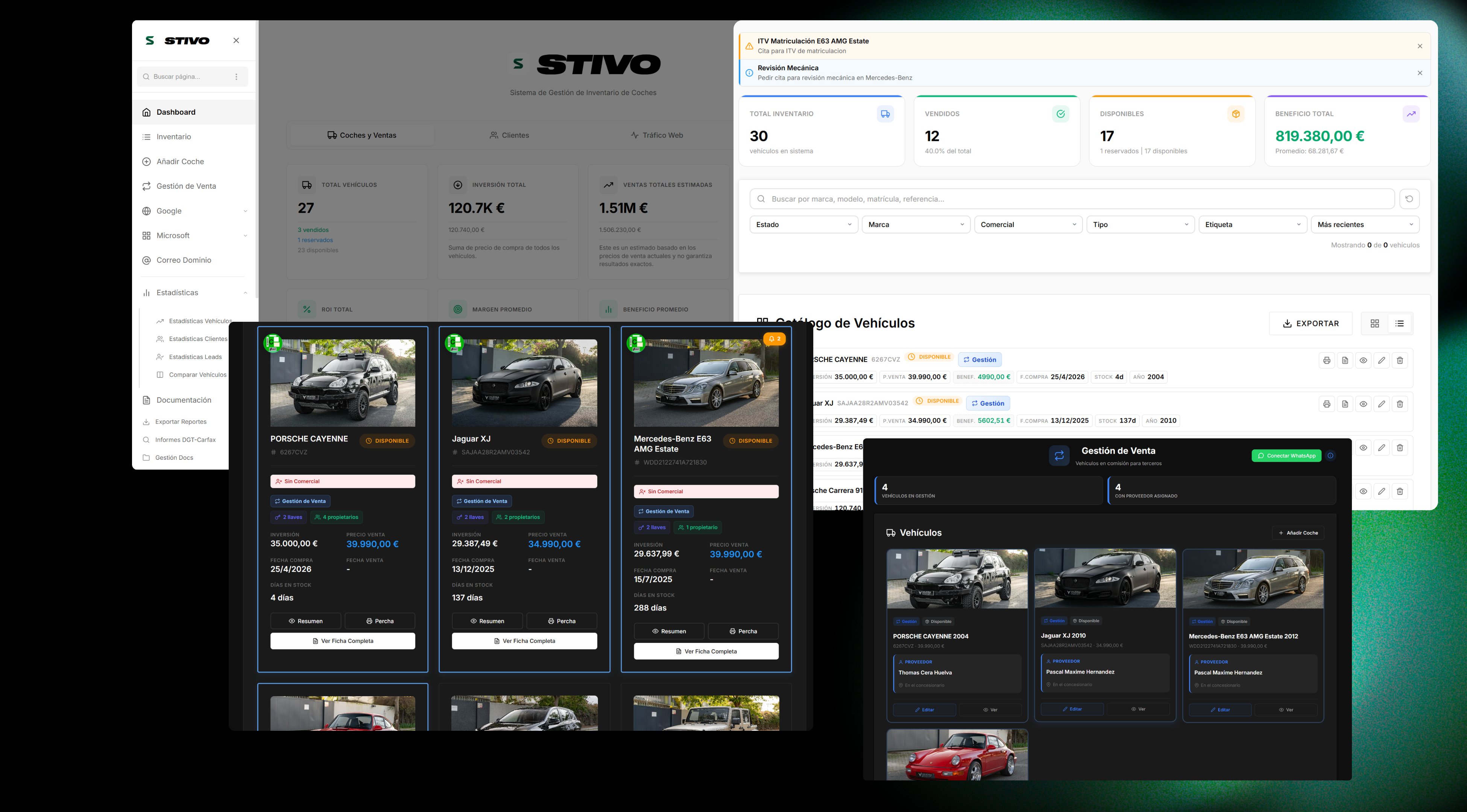 STIVO inventory view